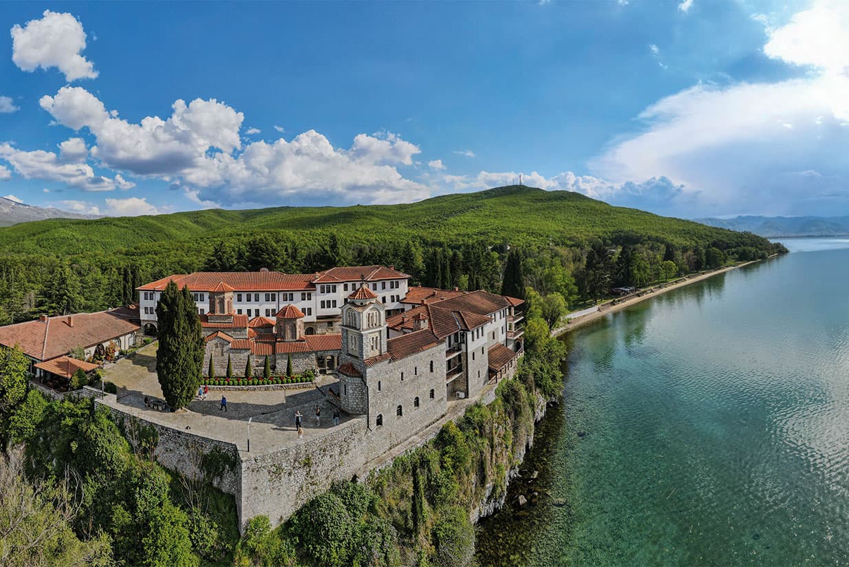 Boat trip to St Naum Monastery