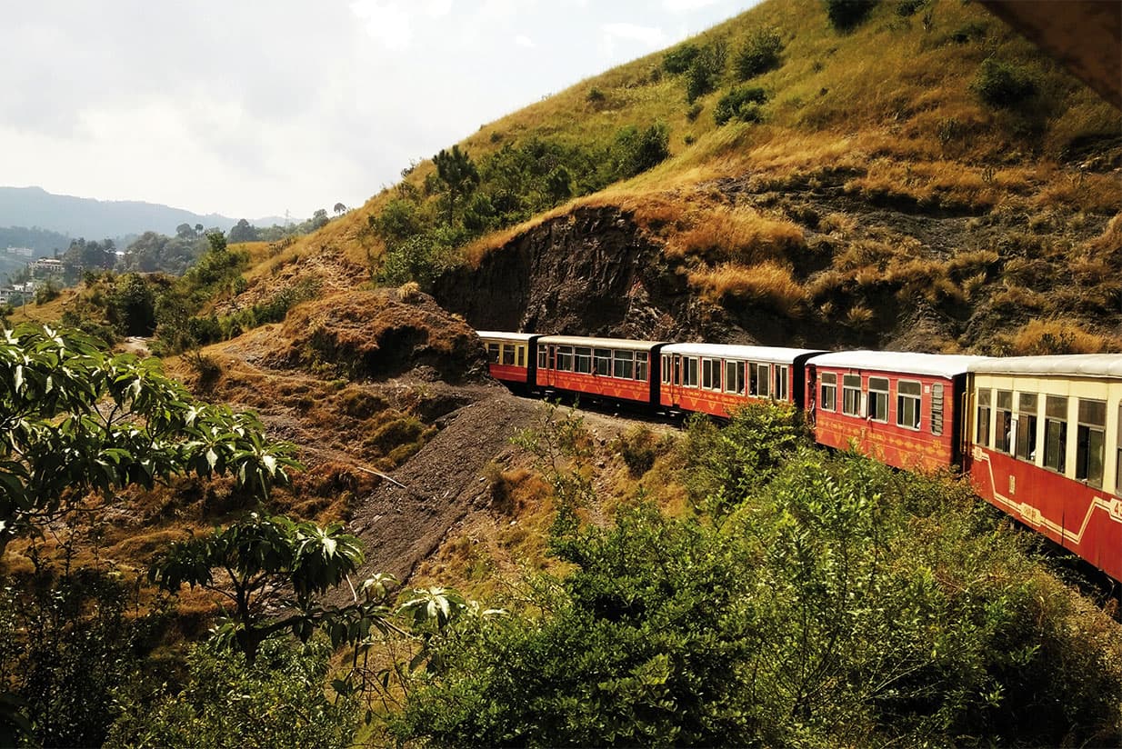 Kalka to Shimla on a toy train