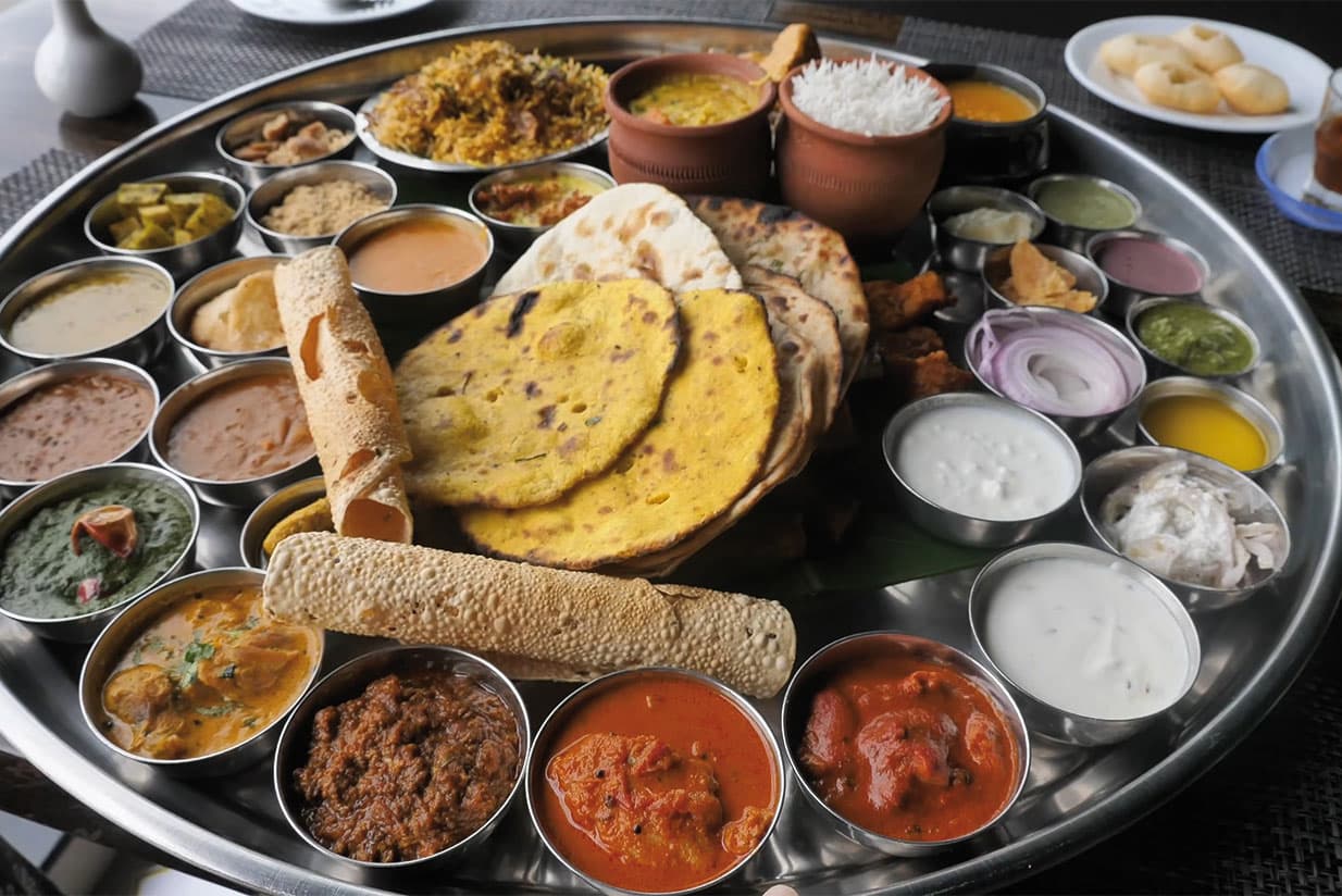 Savour a thali lunch